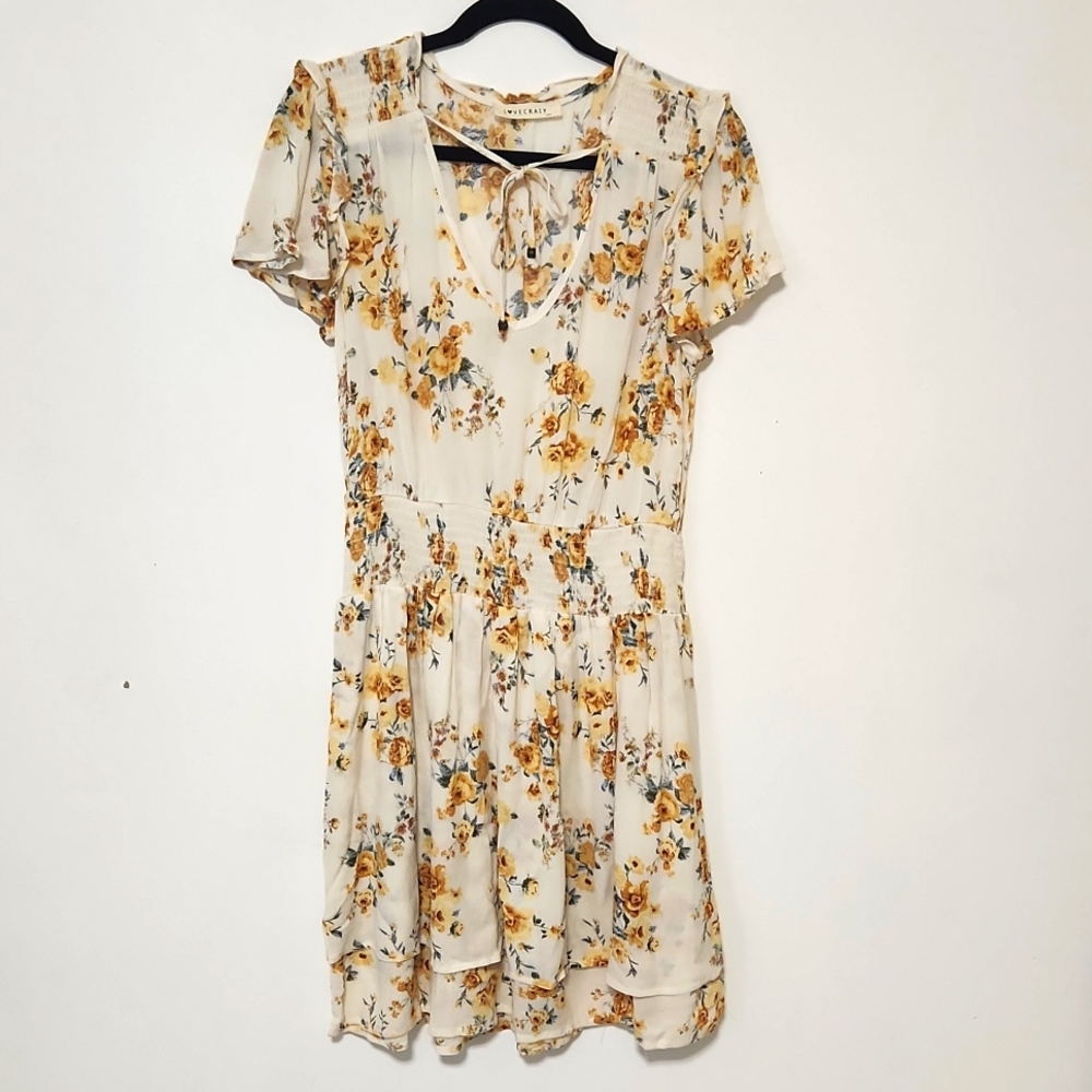 LOVE CRAZY FLORAL DRESS Size Medium